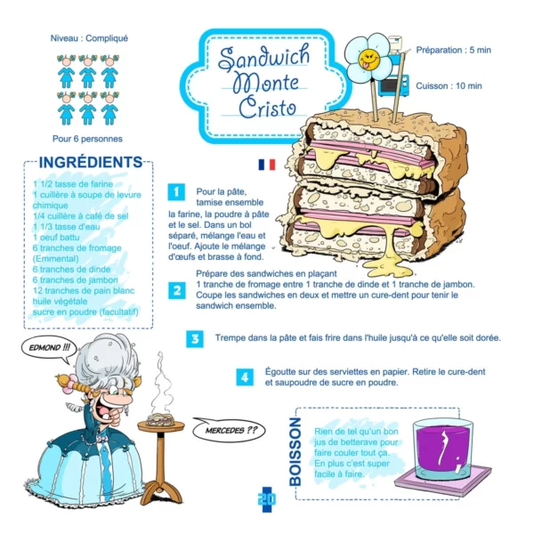 La recette complète de ce fabuleux sandwich.