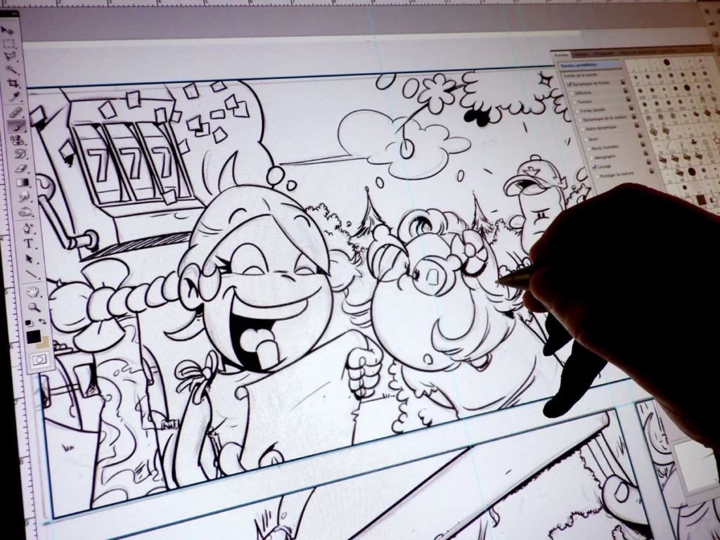 Making of partie 5. L’encrage.