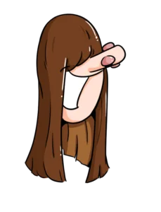 Dessin du portrait de Pétaroo souriant pour les panneaux pivotants.